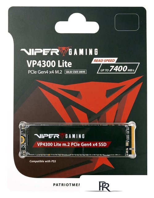 SSD Patriot Viper VP4300 Lite 500GB VP4300L500GM28H - Изображение №4 — Интернет-магазин ПроЗаказ