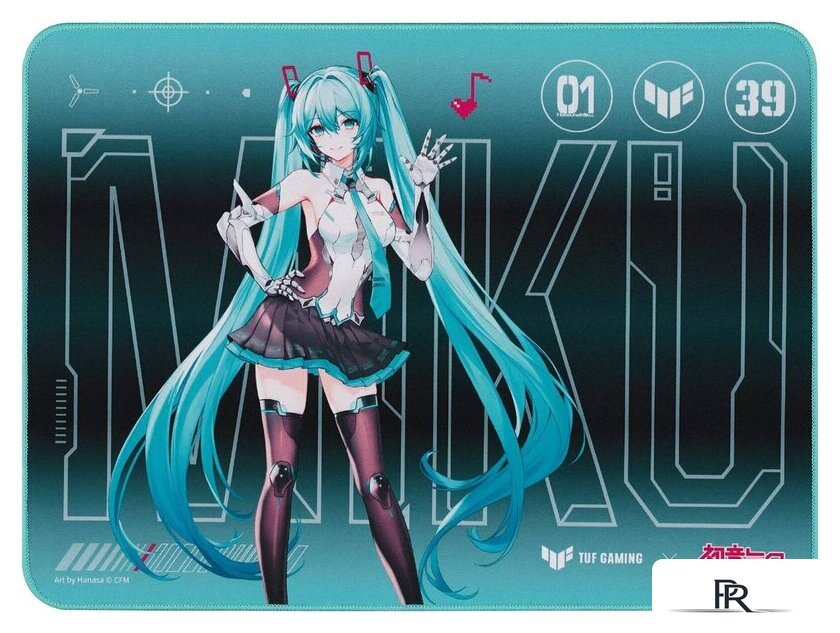 Коврик для мыши ASUS TUF Gaming P1 Hatsune Miku Edition - Изображение №1 — Интернет-магазин ПроЗаказ