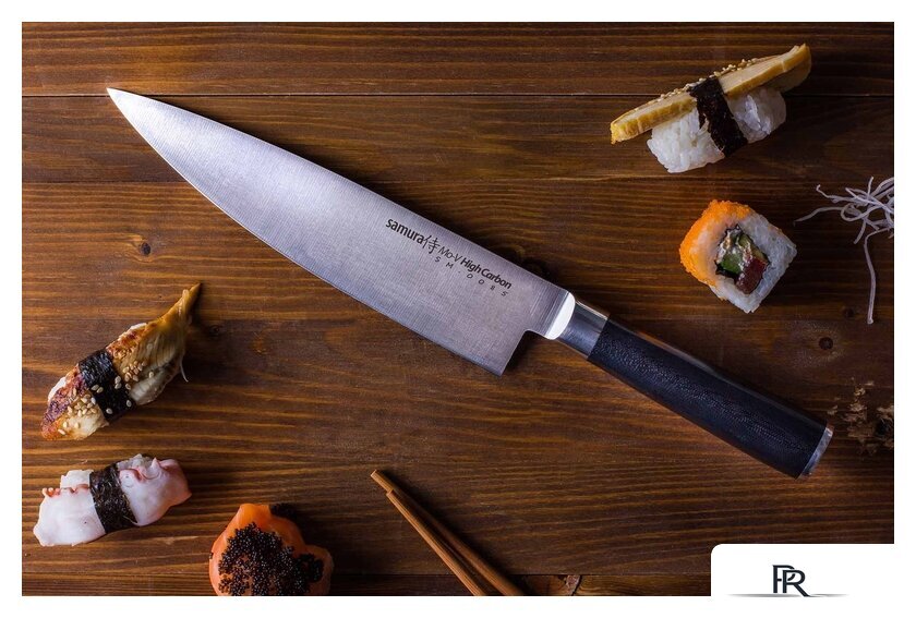 Кухонный нож Samura Mo-V SM-0085 - Изображение №8 — Интернет-магазин ПроЗаказ