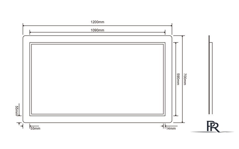  Roxen Зеркало Irida Long 510185-120 120х70 - Изображение №9 — Интернет-магазин ПроЗаказ