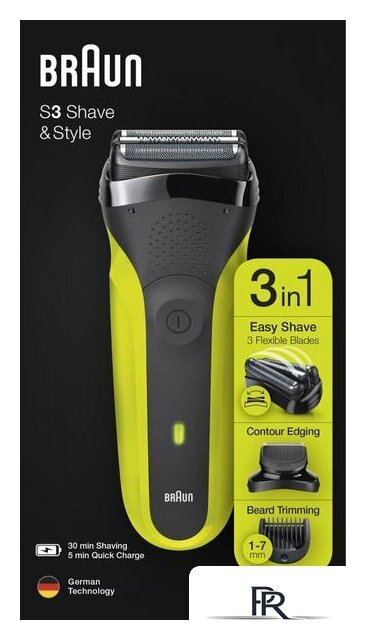 Электробритва Braun Series 3 Shave&Style 300BT (зеленый) - Изображение №9 — Интернет-магазин ПроЗаказ