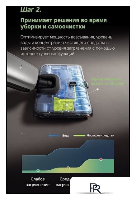 Вертикальный моющий пылесос Dreame T16 Pro TriForce Wet and Dry Vacuum HHR32E (евровилка) - Изображение №16 — Интернет-магазин ПроЗаказ