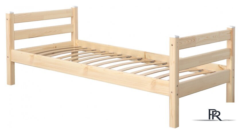 Кровать Мебельград Соня вариант 1 (массив сосны прозрачный лак) - Изображение №1 — Интернет-магазин ПроЗаказ