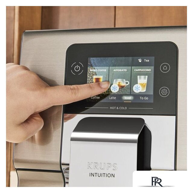 Кофемашина Krups Intuition Experience Hot&Cold EA879EE0 - Изображение №8 — Интернет-магазин ПроЗаказ