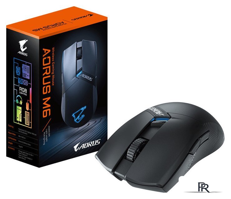 Игровая мышь Gigabyte Aorus M6 - Изображение №9 — Интернет-магазин ПроЗаказ