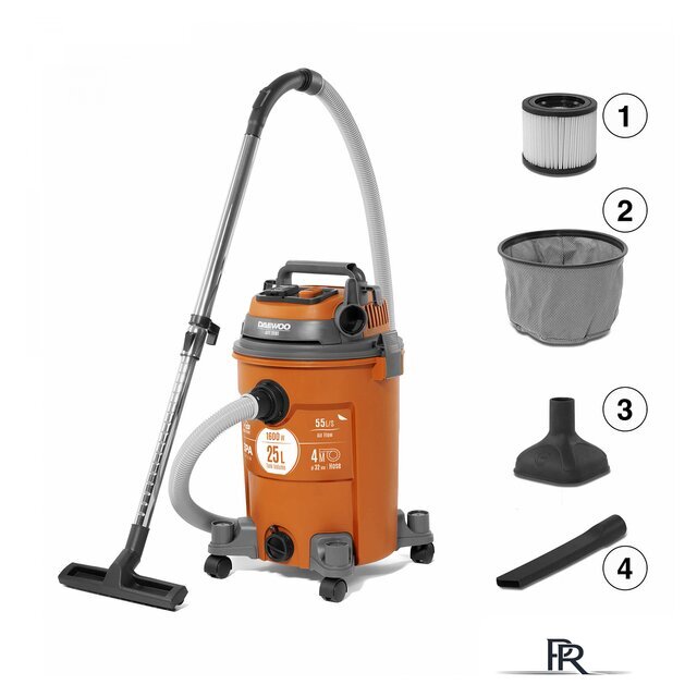 Пылесос Daewoo Power DAVC 2516S - Изображение №2 — Интернет-магазин ПроЗаказ