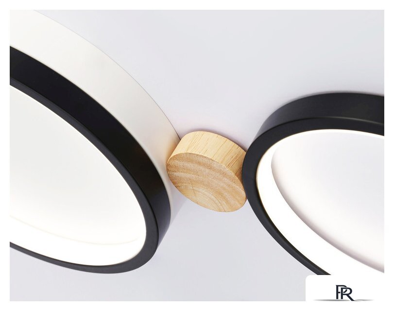 Припотолочная люстра Ambrella light FL4814/3 BK/WH - Изображение №7 — Интернет-магазин ПроЗаказ