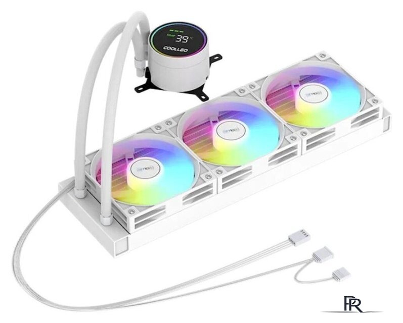Система жидкостного охлаждения для процессора Coolleo Ice Fairy Dig 360 Lite (белый) - Изображение №2 — Интернет-магазин ПроЗаказ