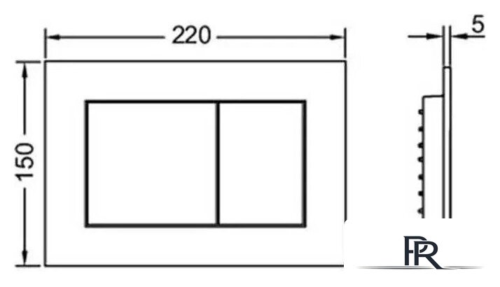Унитаз подвесной Grado GD-W203T + TECE Kit 9400413 (с кнопкой смыва) - Изображение №9 — Интернет-магазин ПроЗаказ