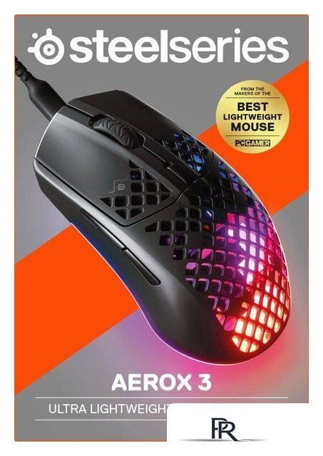 Игровая мышь SteelSeries Aerox 3 2022 Edition (черный) - Изображение №7 — Интернет-магазин ПроЗаказ