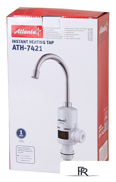 Проточный электрический водонагреватель-кран Atlanta ATH-7421 - Изображение №7 — Интернет-магазин ПроЗаказ