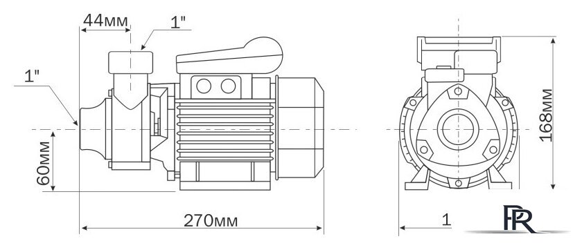 Самовсасывающий насос Aquario ADB-40 - Изображение №4 — Интернет-магазин ПроЗаказ