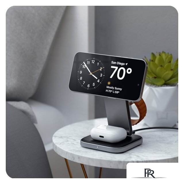 Беспроводное зарядное Satechi 3-in-1 Foldable Qi2 Wireless Charging Stand - Изображение №7 — Интернет-магазин ПроЗаказ