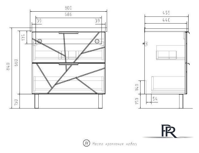  Volna Тумба под умывальник Twing 80.2Y бетон - Изображение №10 — Интернет-магазин ПроЗаказ