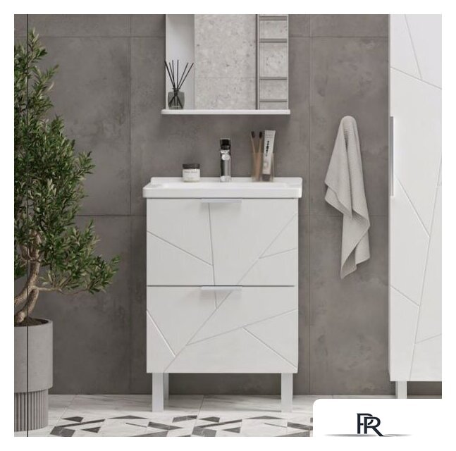  Volna Тумба под умывальник Twing 80.2Y бетон - Изображение №3 — Интернет-магазин ПроЗаказ