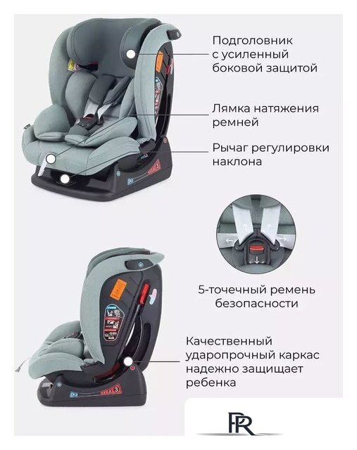 Детское автокресло Rant Matrix Active Line AY913 (зеленый) - Изображение №13 — Интернет-магазин ПроЗаказ