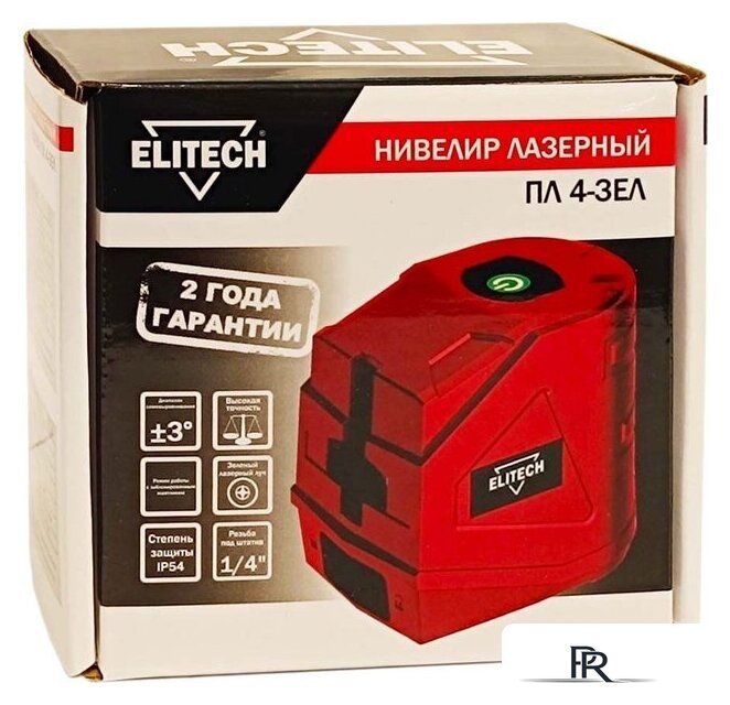 Лазерный нивелир ELITECH ПЛ 4-ЗЕЛ 204853 - Изображение №6 — Интернет-магазин ПроЗаказ