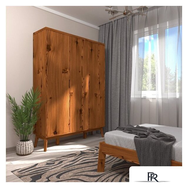 Шкаф распашной ФанДОК Доната 1 Ф-137.1-01 (светлый орех) - Изображение №7 — Интернет-магазин ПроЗаказ