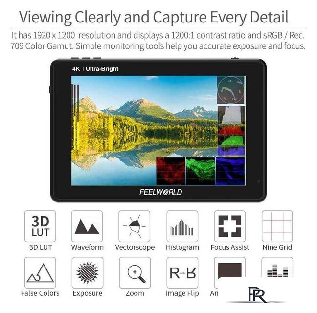 Накамерный монитор Feelworld LUT7 Pro 7
