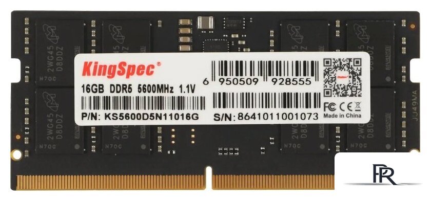 Оперативная память KingSpec 16ГБ DDR5 SODIMM 5600 МГц KS5600D5N11016G - Изображение №1 — Интернет-магазин ПроЗаказ