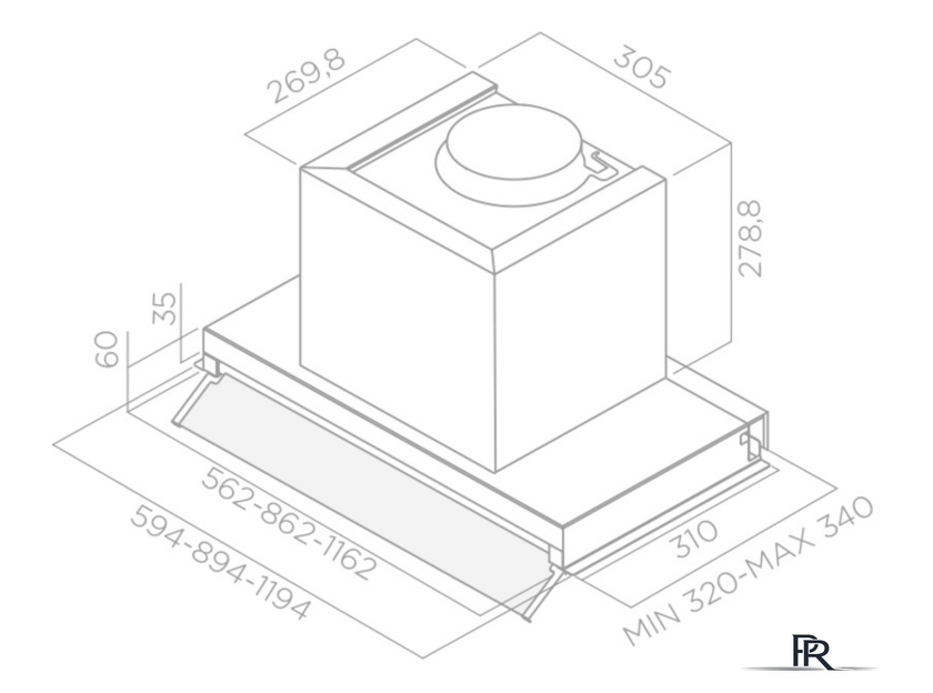 Кухонная вытяжка Elica BOX IN PLUS IXGL/A/120 - Изображение №9 — Интернет-магазин ПроЗаказ
