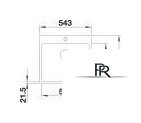 Кухонная мойка Blanco Subline 500-IF/A SteelFrame 524113 (антрацит) - Изображение №3 — Интернет-магазин ПроЗаказ