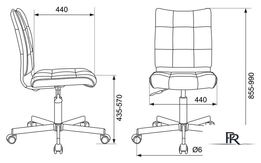 Офисное кресло Бюрократ CH-330M (черный) - Изображение №5 — Интернет-магазин ПроЗаказ