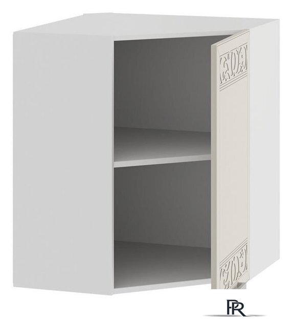 Шкаф навесной Трия Долорес 1В6У (белый/крем) - Изображение №2 — Интернет-магазин ПроЗаказ