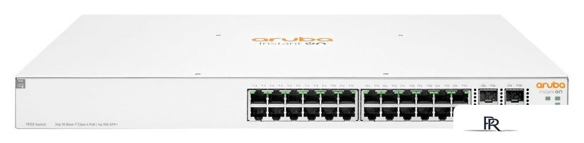 Управляемый коммутатор уровня 2+ Aruba Instant On 1930 24G Class4 PoE 4SFP/SFP+ 370W JL684B - Изображение №1 — Интернет-магазин ПроЗаказ