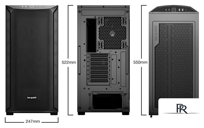 Корпус be quiet! Shadow Base 800 Black BGW60 - Изображение №2 — Интернет-магазин ПроЗаказ