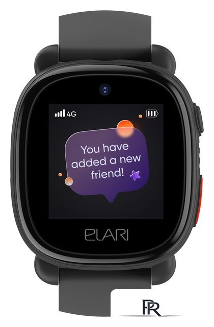 Детские умные часы Elari KidPhone 4G Lite (черный) - Изображение №1 — Интернет-магазин ПроЗаказ