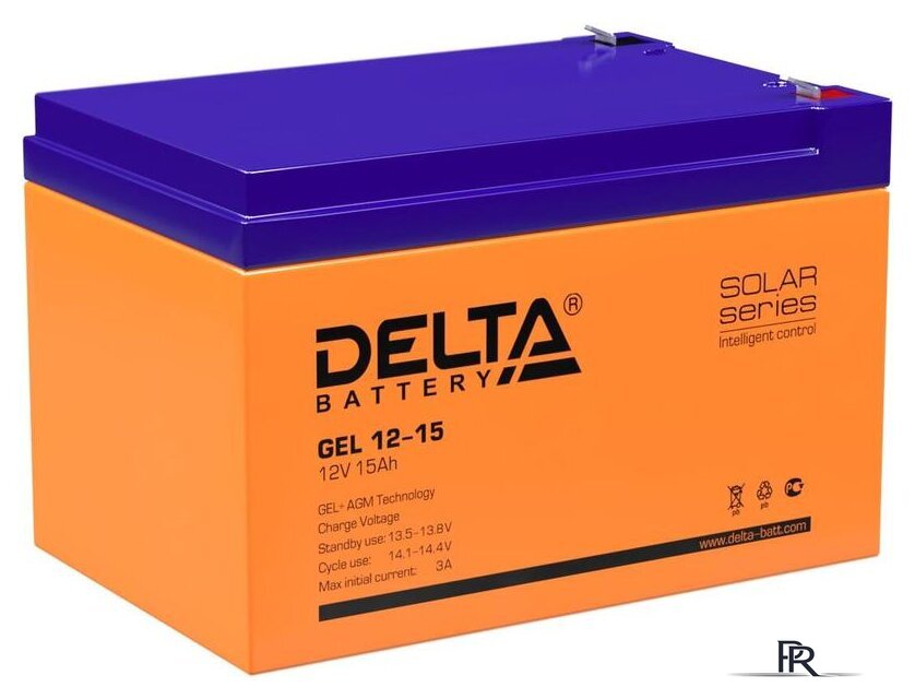 Аккумулятор для ИБП Delta GEL 12-15 (12В/15 А·ч) - Изображение №1 — Интернет-магазин ПроЗаказ
