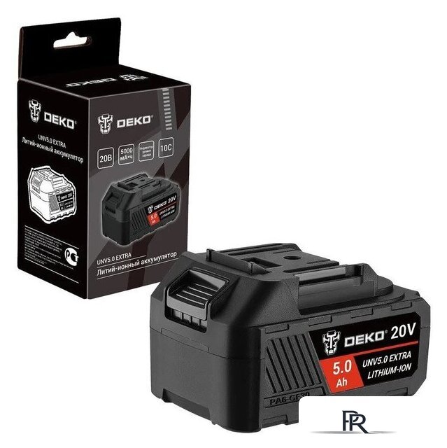 Аккумулятор Deko UNV5.0 Extra 063-4497 (20В/5 Ач) - Изображение №1 — Интернет-магазин ПроЗаказ