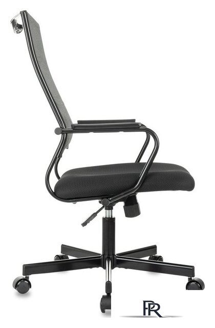 Офисное кресло Бюрократ CH Balance черный Elastic-102 TW-11 (сетка/ткань крестовина металл черный) - Изображение №4 — Интернет-магазин ПроЗаказ