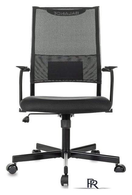 Офисное кресло Бюрократ CH Balance черный Elastic-102 TW-11 (сетка/ткань крестовина металл черный) - Изображение №2 — Интернет-магазин ПроЗаказ