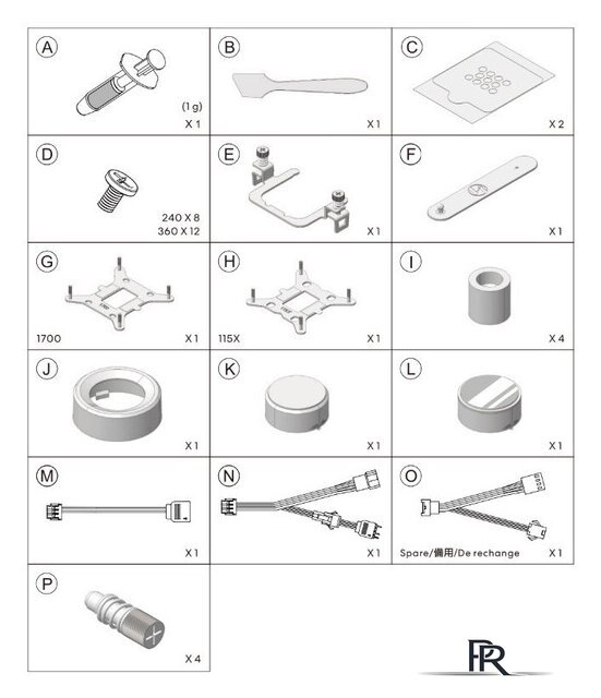 Система жидкостного охлаждения для процессора Lian Li Galahad II Trinity 360 G89.GA2T36B.00 - Изображение №2 — Интернет-магазин ПроЗаказ