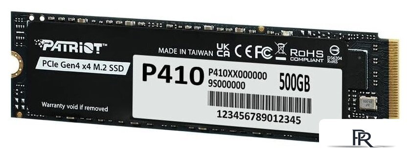 SSD Patriot P410 500GB P410P500GM28H - Изображение №3 — Интернет-магазин ПроЗаказ