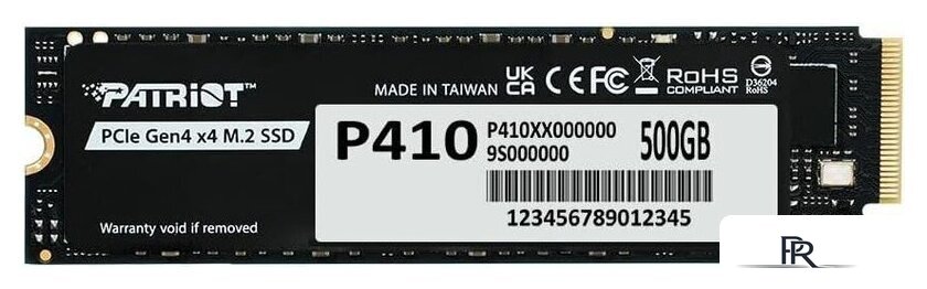 SSD Patriot P410 500GB P410P500GM28H - Изображение №1 — Интернет-магазин ПроЗаказ