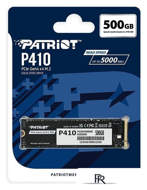 SSD Patriot P410 500GB P410P500GM28H - Изображение №4 — Интернет-магазин ПроЗаказ