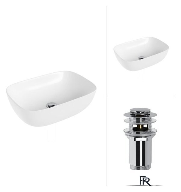 Умывальник Lauter 21493A + клапан 21190CH - Изображение №1 — Интернет-магазин ПроЗаказ