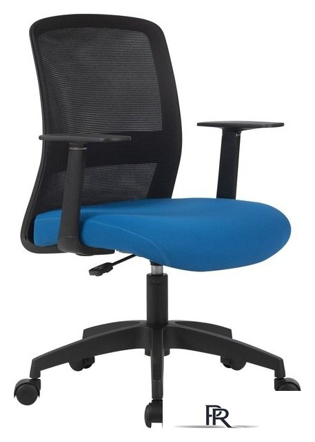 Офисное кресло CACTUS CS-MC333-BKBL (черный/темно-синий) - Изображение №1 — Интернет-магазин ПроЗаказ