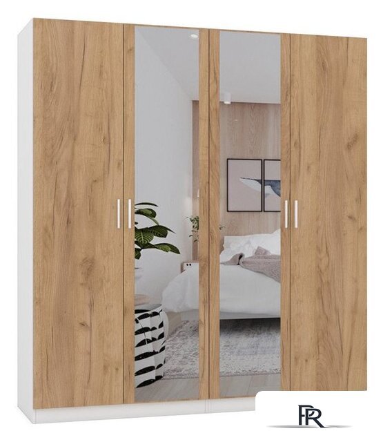 Шкаф распашной Интермебель Марсель-8 МР 01-08 (дуб крафт золотой) - Изображение №1 — Интернет-магазин ПроЗаказ