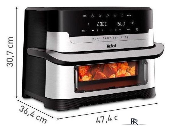 Аэрогриль (аэрофритюрница) Tefal EY922DE0 - Изображение №6 — Интернет-магазин ПроЗаказ