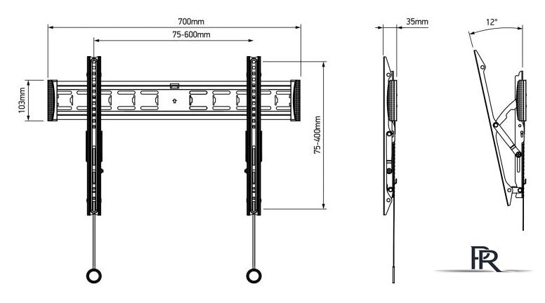 Кронштейн для телевизора Onkron TM6 - Изображение №6 — Интернет-магазин ПроЗаказ