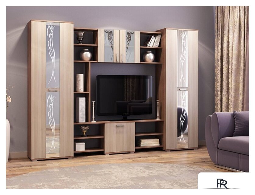 Стенка Памир Прага (ясень шимо темный-ясень шимо светлый) - Изображение №1 — Интернет-магазин ПроЗаказ