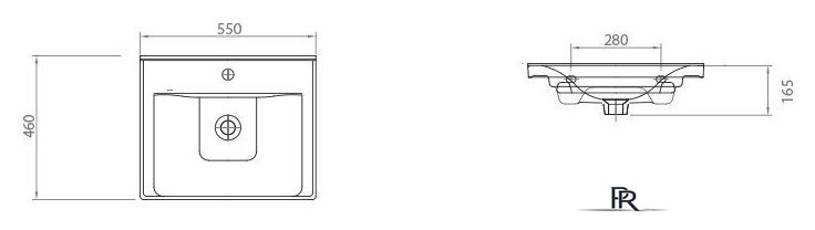  Гамма Тумба с умывальником 23оФ2/3-У 55 Сава-2055 - Изображение №6 — Интернет-магазин ПроЗаказ