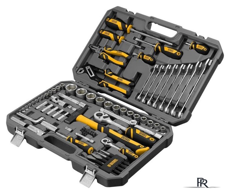 Набор домашнего мастера Denzel 15802 (84 предмета) - Изображение №1 — Интернет-магазин ПроЗаказ