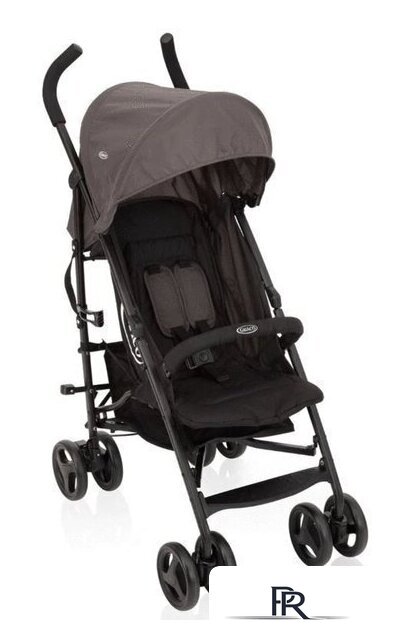 Коляска прогулочная «книга» Graco TraveLite (black/grey) - Изображение №1 — Интернет-магазин ПроЗаказ