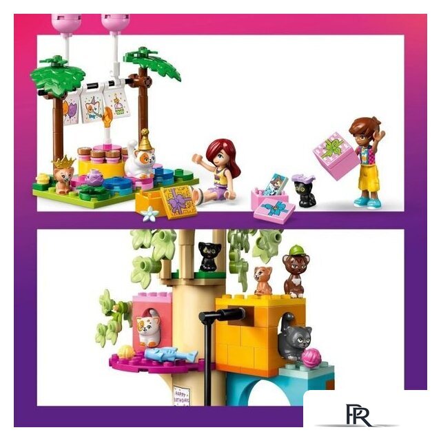 Конструктор LEGO Friends 42666 День рождения кошки и домик на дереве - Изображение №3 — Интернет-магазин ПроЗаказ