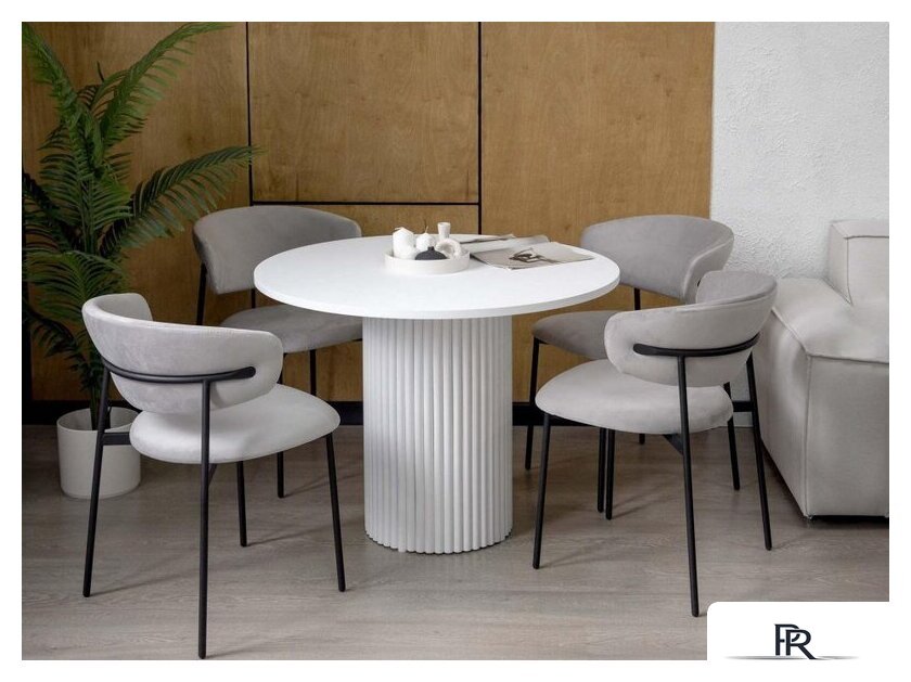 Кухонный стол Notta Барел 110 615167 (белый/белый) - Изображение №5 — Интернет-магазин ПроЗаказ